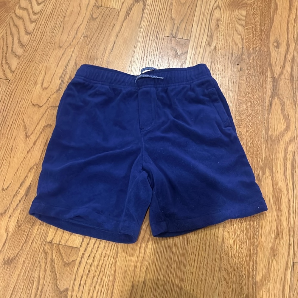 Janie and Jack Striped White and Blue T-Shirt with Blue Shorts - Picture 3 of 3